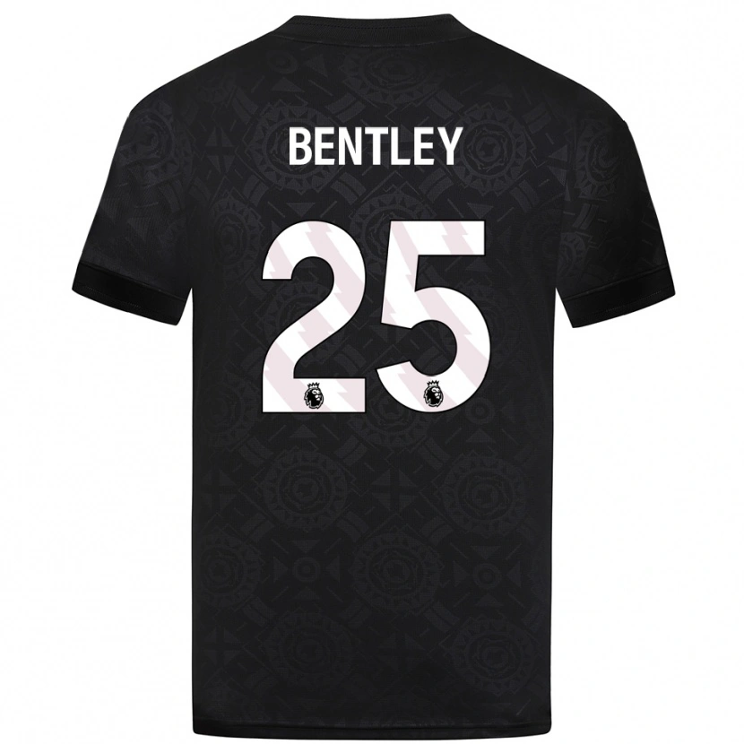 Danxen Męski Daniel Bentley #25 Czarny Biały Koszulka Bramkarska 2025/26