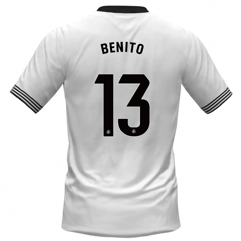 Danxen Męski Jorge Benito #13 Czarno Biały Koszulka Bramkarska 2025/26