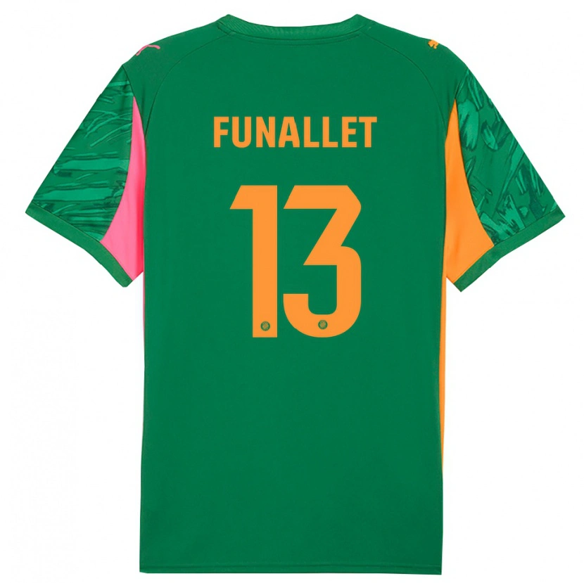 Danxen Męski Pau Funallet #13 Zielono Pomarańczowy Koszulka Bramkarska 2025/26