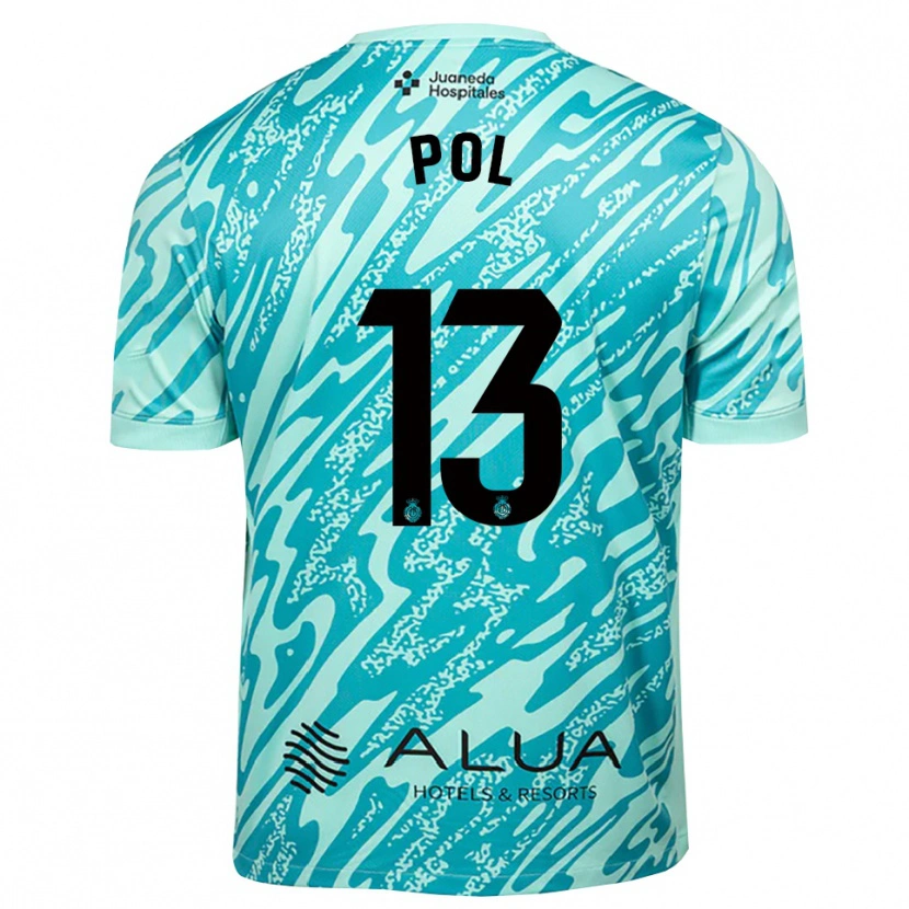 Danxen Męski Joan Pol #13 Cyjanowo Czarny Koszulka Bramkarska 2025/26