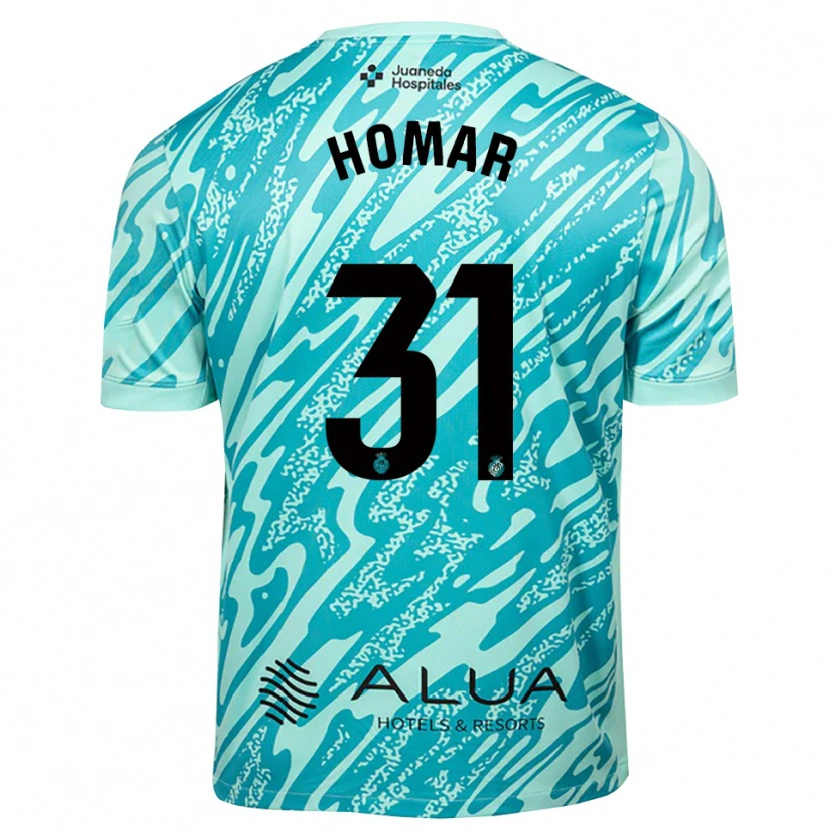 Danxen Męski Gaspar Homar #31 Cyjanowo Czarny Koszulka Bramkarska 2025/26