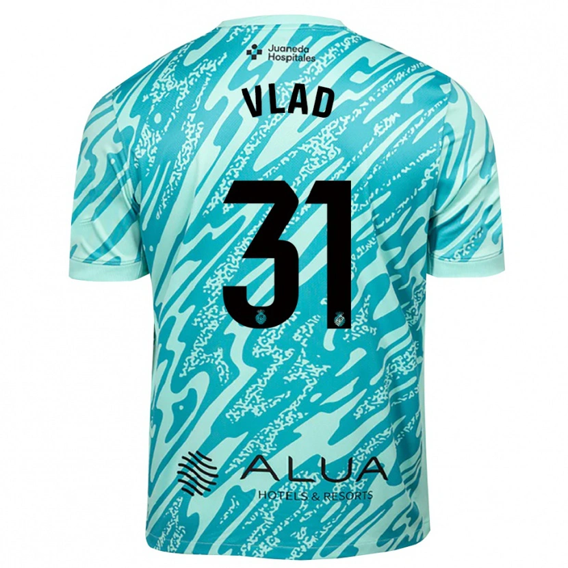 Danxen Męski Rares Vlad #31 Cyjanowo Czarny Koszulka Bramkarska 2025/26