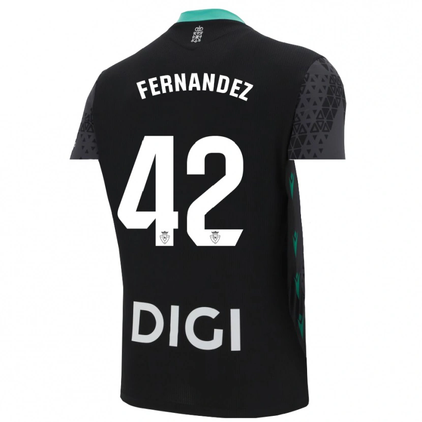 Danxen Męski Rafa Fernández #42 Ciemno Szaro Czarny Koszulka Bramkarska 2025/26