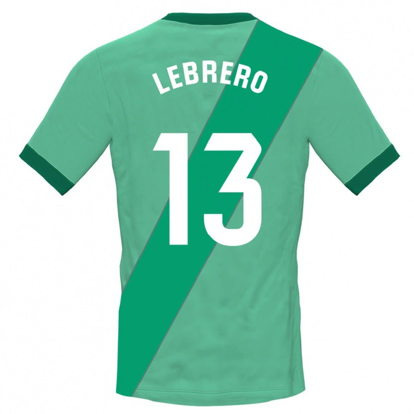 Danxen Męski Lucia Lebrero Rodríguez #13 Zielono Czarny Koszulka Bramkarska 2025/26
