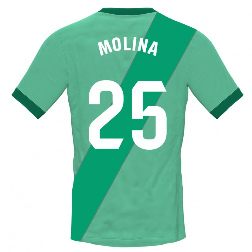 Danxen Męski Adrián Molina #25 Zielono Czarny Koszulka Bramkarska 2025/26