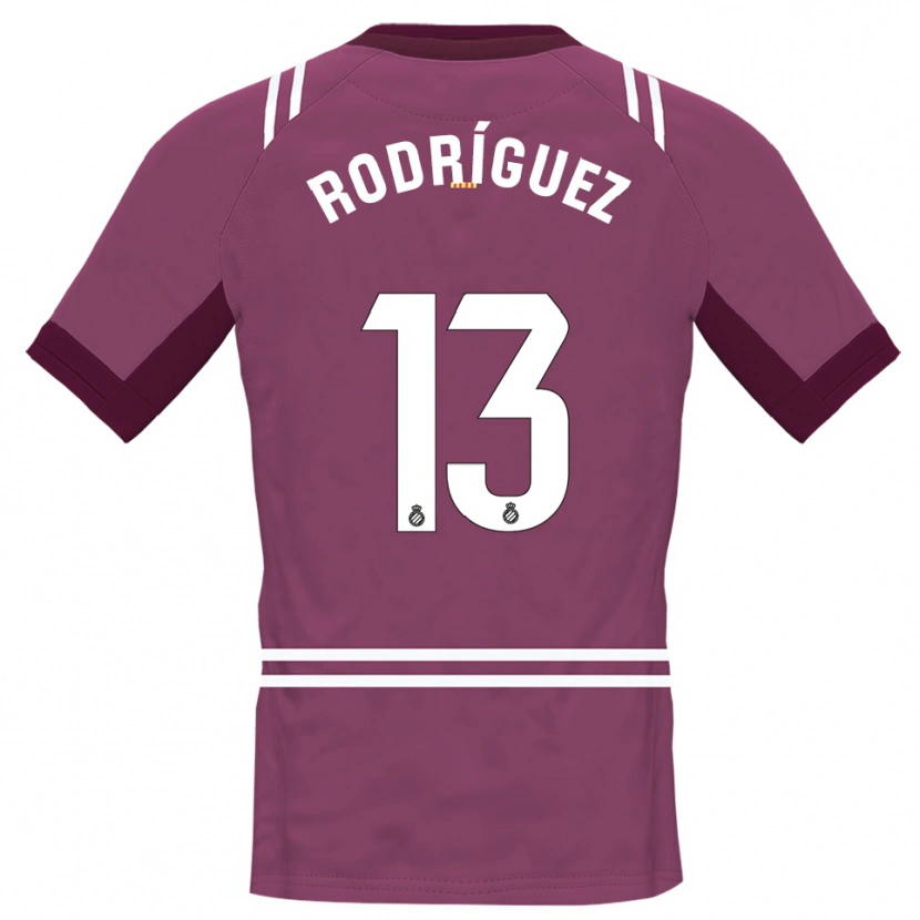 Danxen Męski Joel Rodríguez #13 Bordowo Biały Koszulka Bramkarska 2025/26