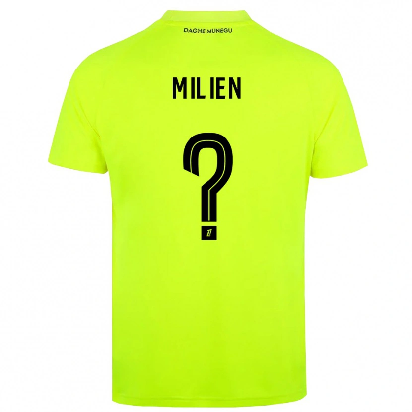 Danxen Męski Kenley Milien #0 Fluorescencyjnie Zielono Czarny Koszulka Bramkarska 2025/26