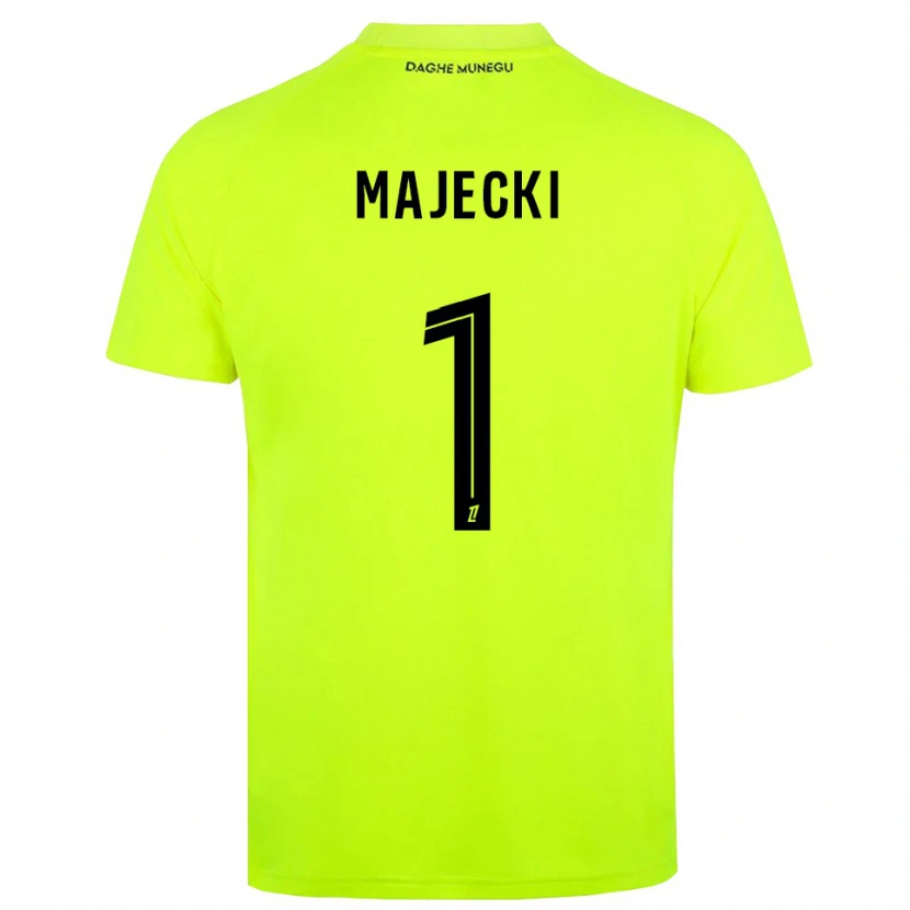 Danxen Męski Radoslaw Majecki #1 Fluorescencyjnie Zielono Czarny Koszulka Bramkarska 2025/26