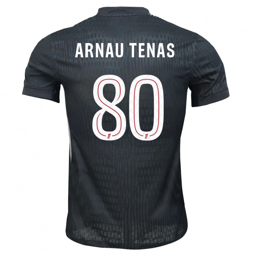 Danxen Męski Arnau Tenas #80 Ciemno Szaro Czarny Koszulka Bramkarska 2025/26