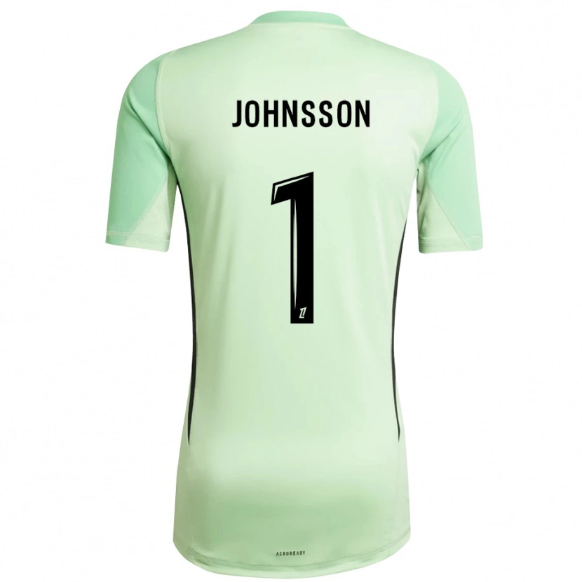 Danxen Męski Karl-Johan Johnsson #1 Jasno Zielono Czarny Koszulka Bramkarska 2025/26