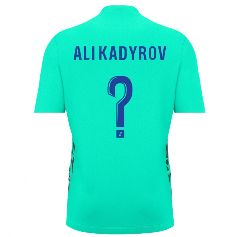 Danxen Męski Tourpal Ali Kadyrov #0 Niebieski Akwamarynowy Koszulka Bramkarska 2025/26