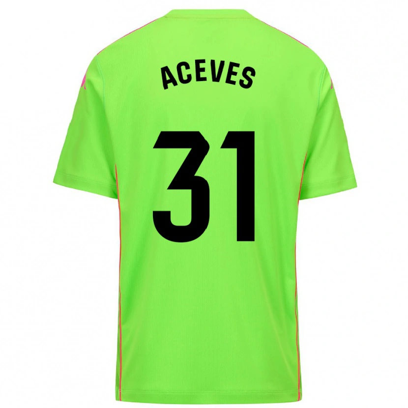 Danxen Męski Álvaro Aceves #31 Lirme Głęboko Różowy Koszulka Bramkarska 2025/26