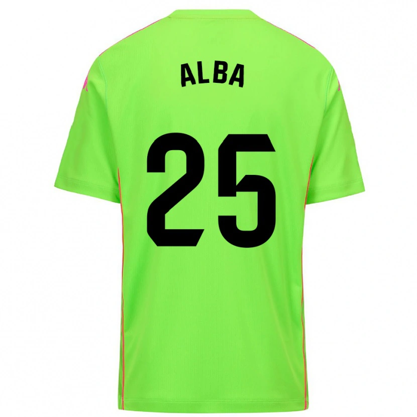 Danxen Męski Alba Acebes Rodríguez #25 Lirme Głęboko Różowy Koszulka Bramkarska 2025/26