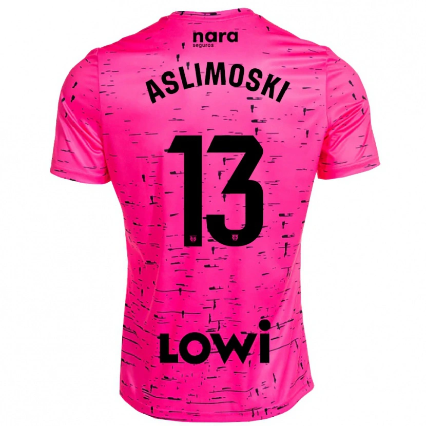 Danxen Męski Tomme Aslimoski #13 Głęboko Różowo Czarny Koszulka Bramkarska 2025/26