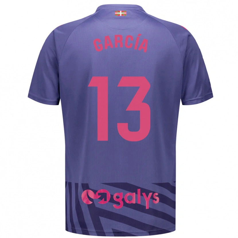 Danxen Męski Jon García #13 Niebiesko Szary Fioletowy Koszulka Bramkarska 2025/26