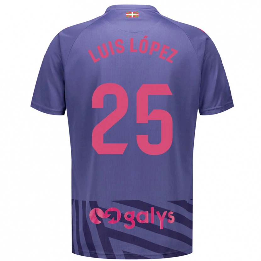 Danxen Męski Luis López #25 Niebiesko Szary Fioletowy Koszulka Bramkarska 2025/26