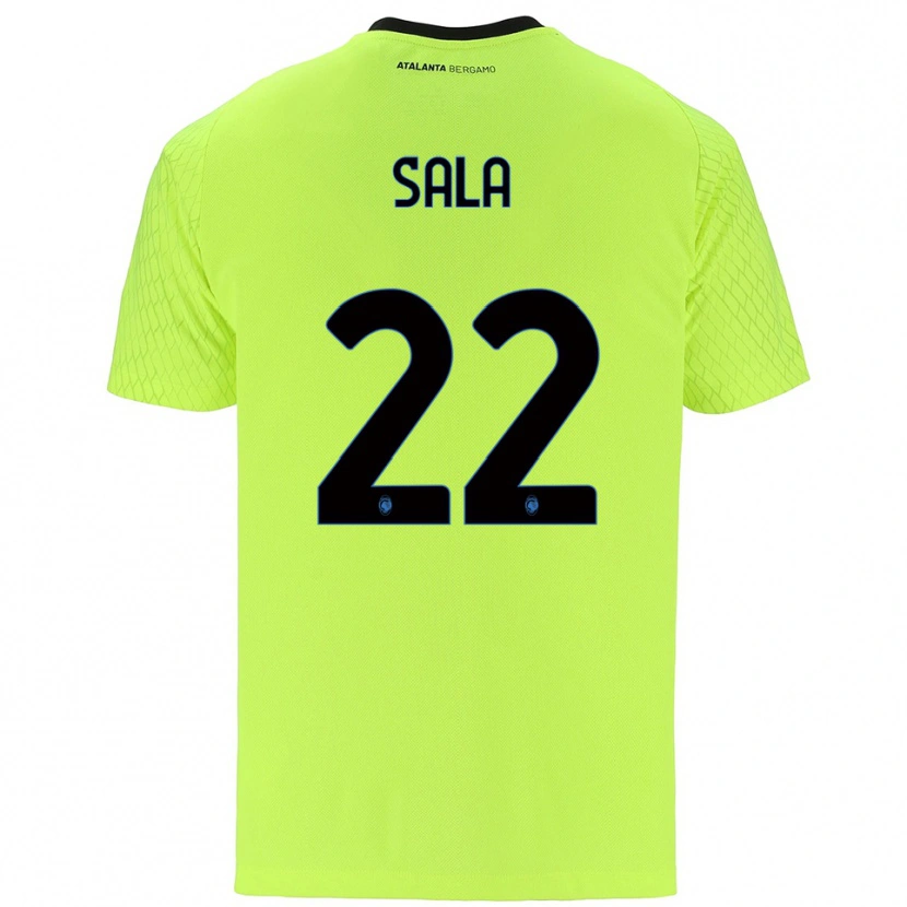 Danxen Męski Lorenzo Sala #22 Zielony Żółty Czerwony Koszulka Bramkarska 2025/26
