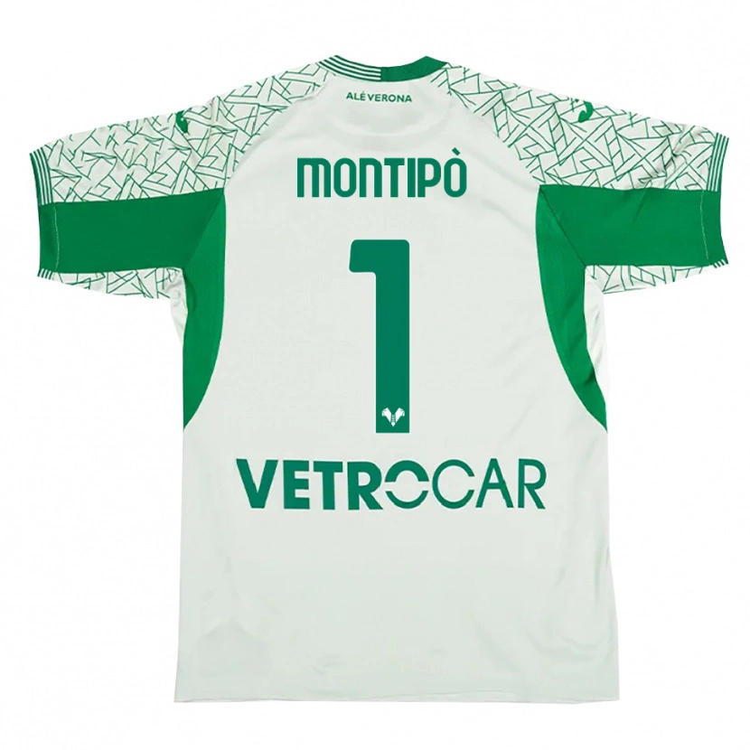 Danxen Męski Lorenzo Montipò #1 Zielony Czerwony Koszulka Bramkarska 2025/26