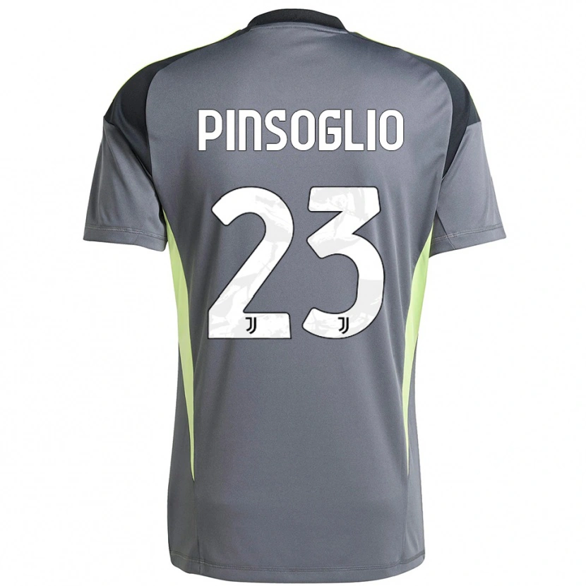 Danxen Męski Carlo Pinsoglio #23 Ciemnoszary Biały Koszulka Bramkarska 2025/26