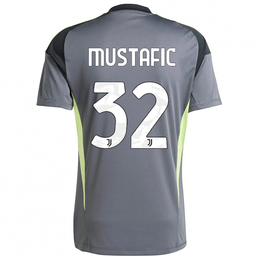 Danxen Męski Emma Mustafic #32 Ciemnoszary Biały Koszulka Bramkarska 2025/26