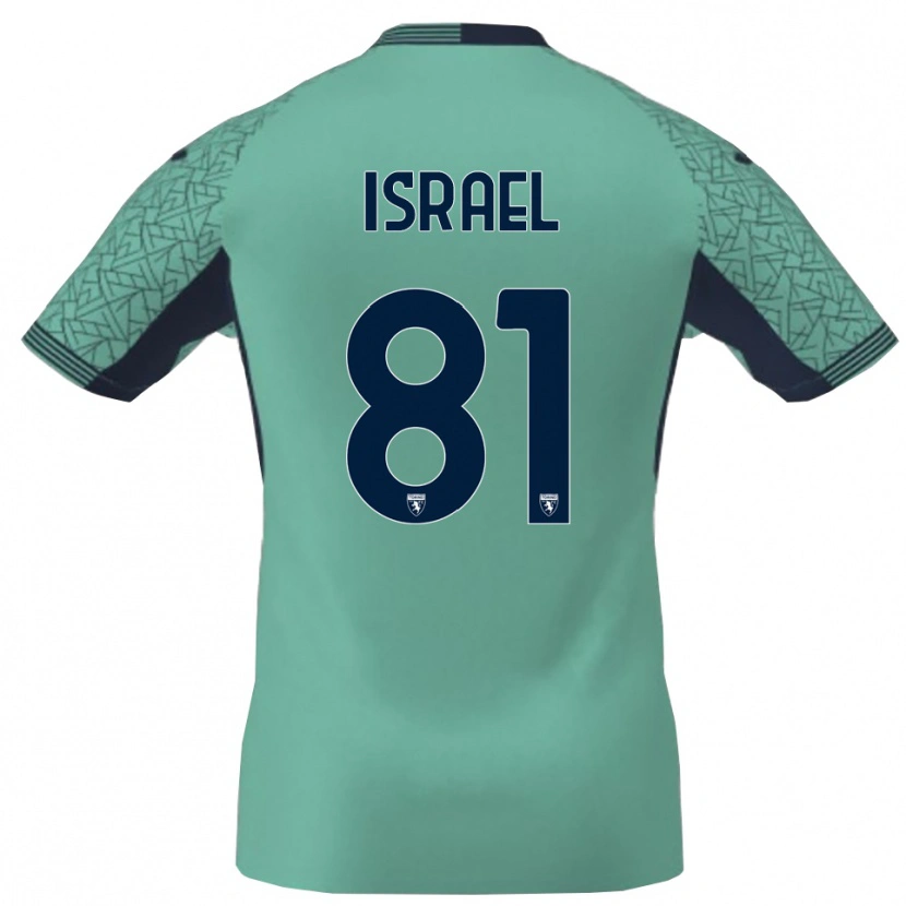 Danxen Męski Franco Israel #81 Błękit Laguna Koszulka Bramkarska 2025/26