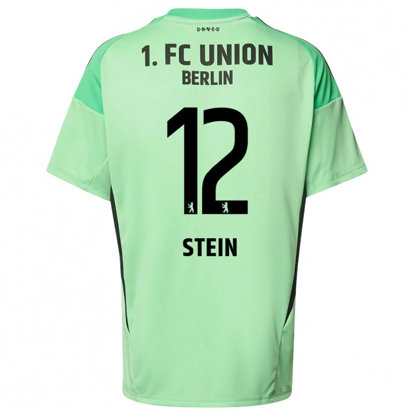 Danxen Męski Yannic Stein #12 Jasnozielony Czarny Koszulka Bramkarska 2025/26
