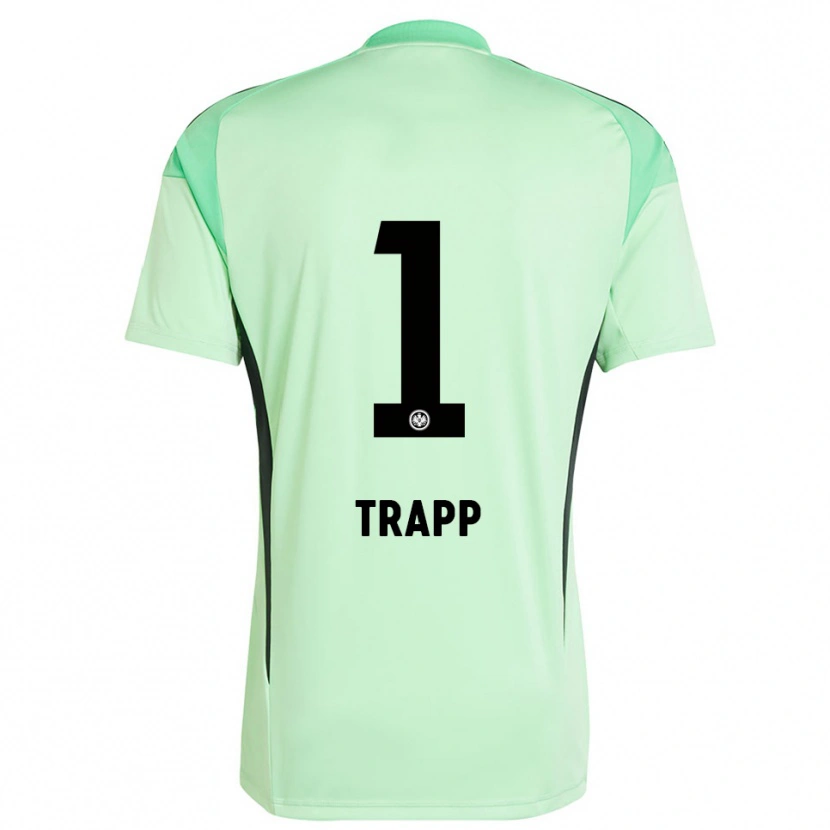 Danxen Męski Kevin Trapp #1 Jasnozielony Czarny Koszulka Bramkarska 2025/26
