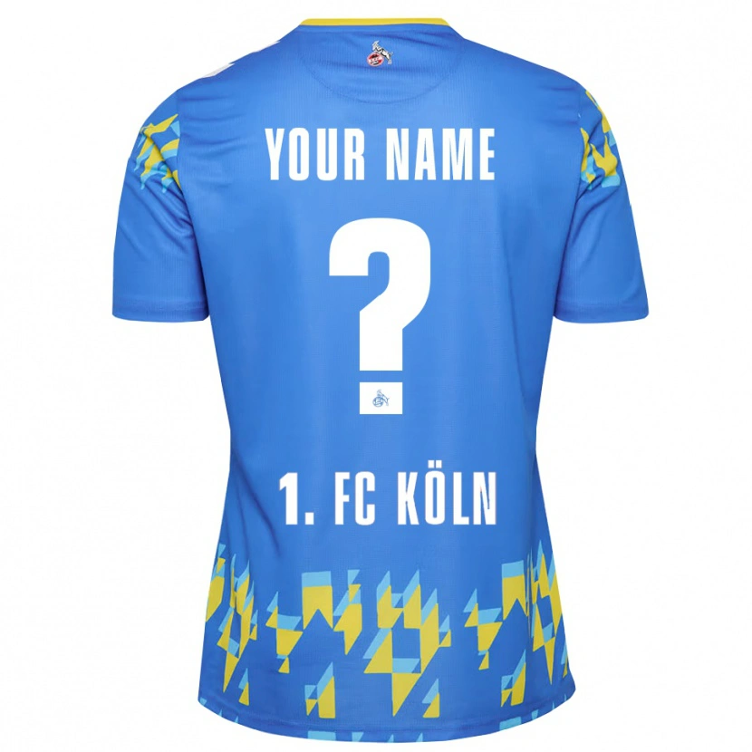 Danxen Męski 1. FC Köln Niebieski Chaber Koszulka Bramkarska 2025/26