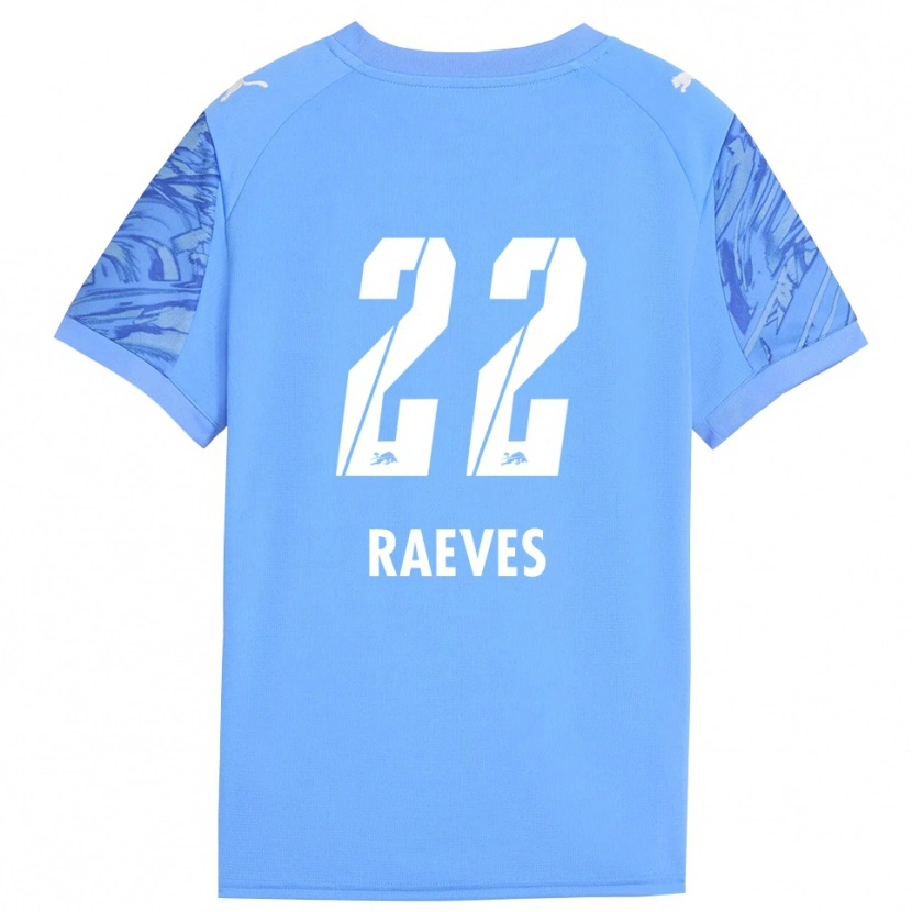 Danxen Męski Dries Raeves #22 Królewski Niebieski Czerwony Koszulka Bramkarska 2025/26