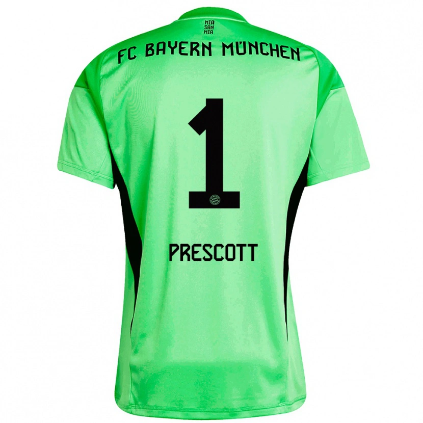 Danxen Męski Leonard Prescott #1 Średnio Zielony Wiosenny Koszulka Bramkarska 2025/26
