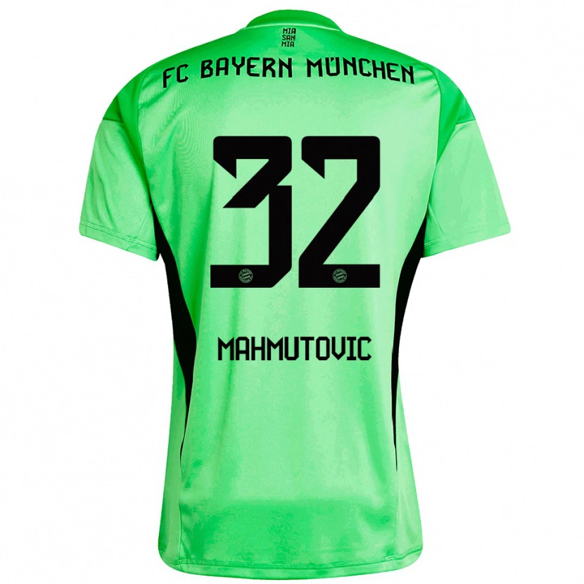 Danxen Męski Ena Mahmutovic #32 Średnio Zielony Wiosenny Koszulka Bramkarska 2025/26