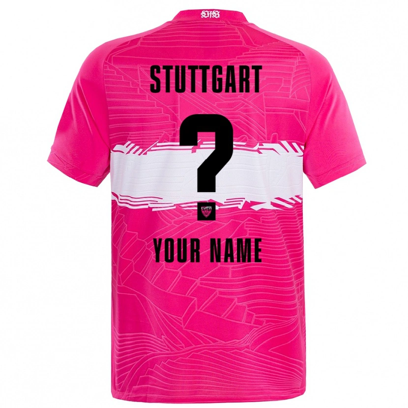 Danxen Męski VfB Stuttgart Głęboki Różowy Czarny Koszulka Bramkarska 2025/26
