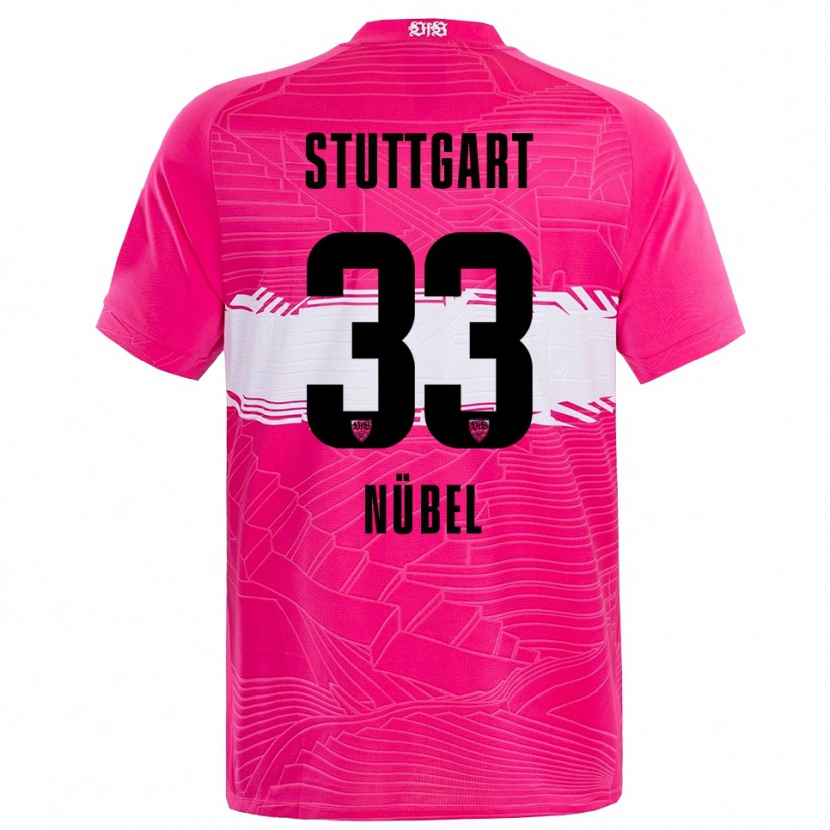 Danxen Męski Alexander Nübel #33 Głęboki Różowy Czarny Koszulka Bramkarska 2025/26