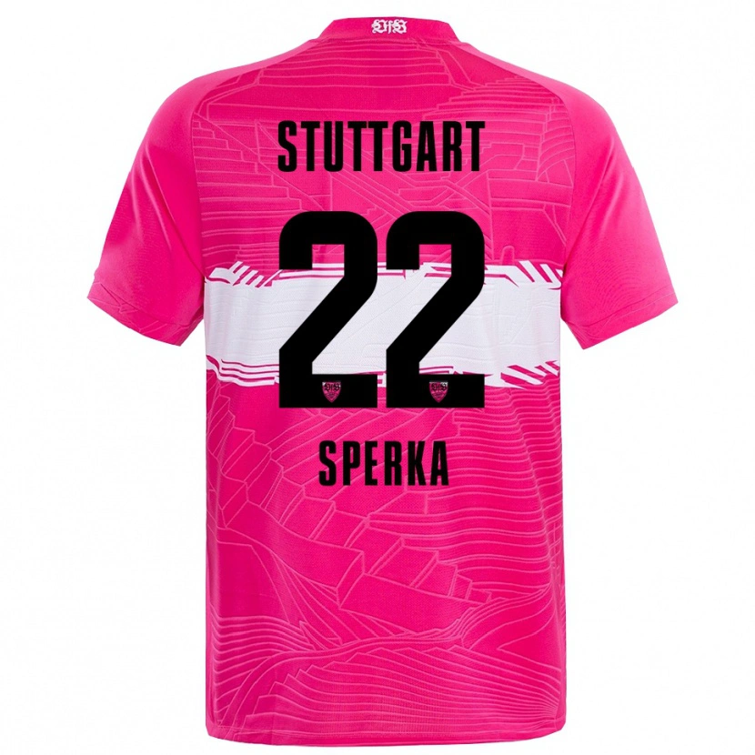 Danxen Męski Bastian Sperka #22 Głęboki Różowy Czarny Koszulka Bramkarska 2025/26
