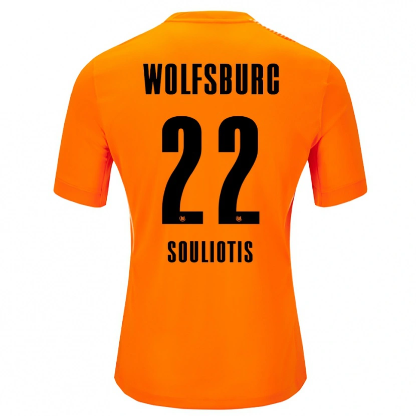 Danxen Męski Spyridon Souliotis #22 Czerwony Czarny Koszulka Bramkarska 2025/26