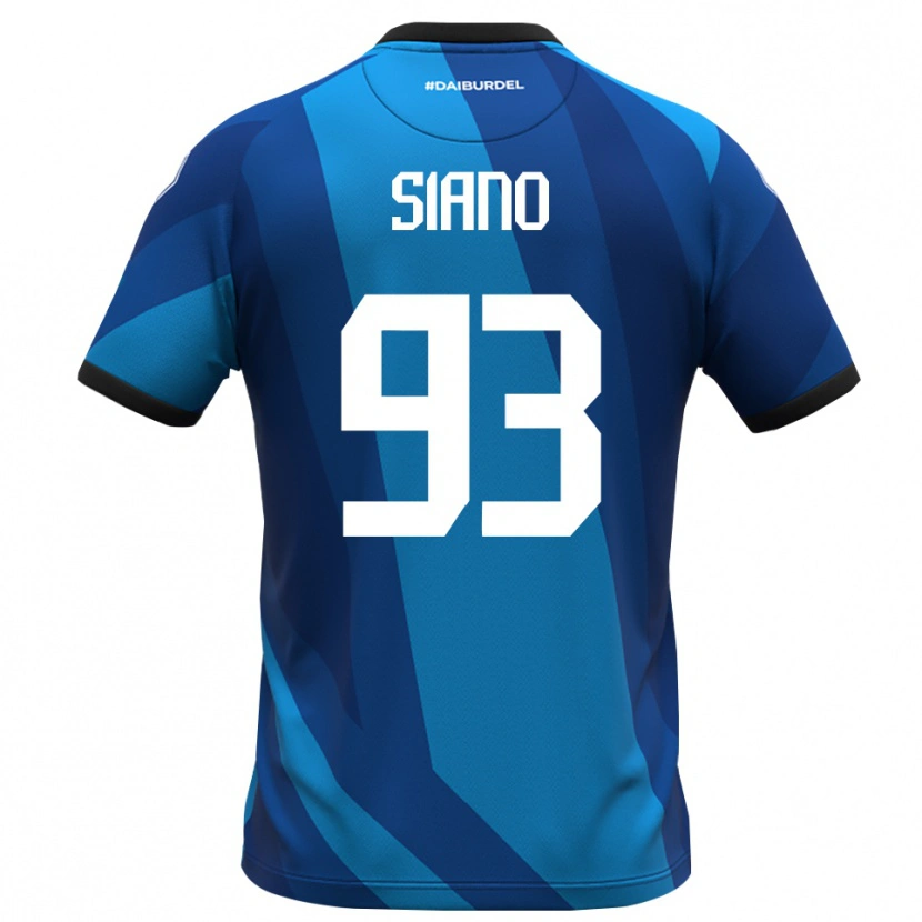 Danxen Męski Alessandro Siano #93 Królewski Niebieski Pomarańczowy Koszulka Bramkarska 2025/26