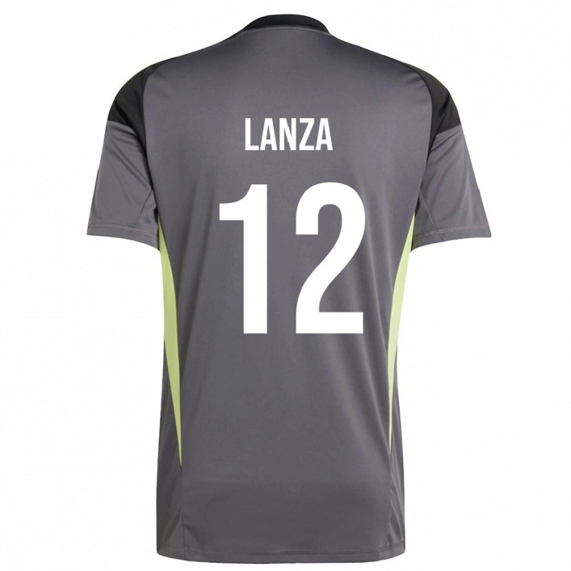 Danxen Męski Cesare Lanza #12 Ciemnoszary Koszulka Bramkarska 2025/26