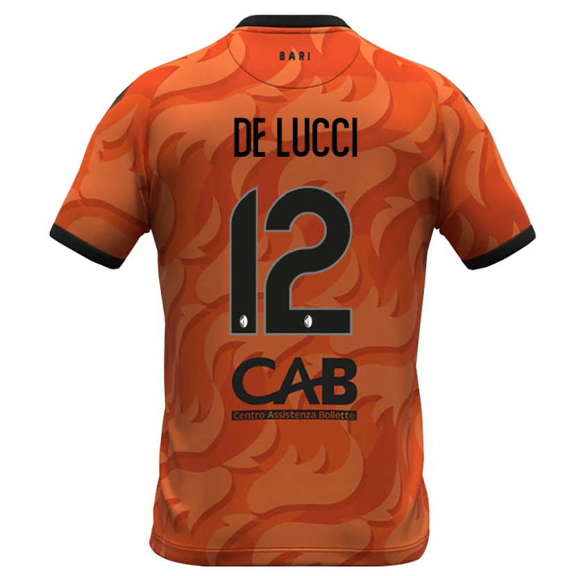 Danxen Męski Paolo De Lucci #12 Ciemny Pomarańczowy Czarny Koszulka Bramkarska 2025/26