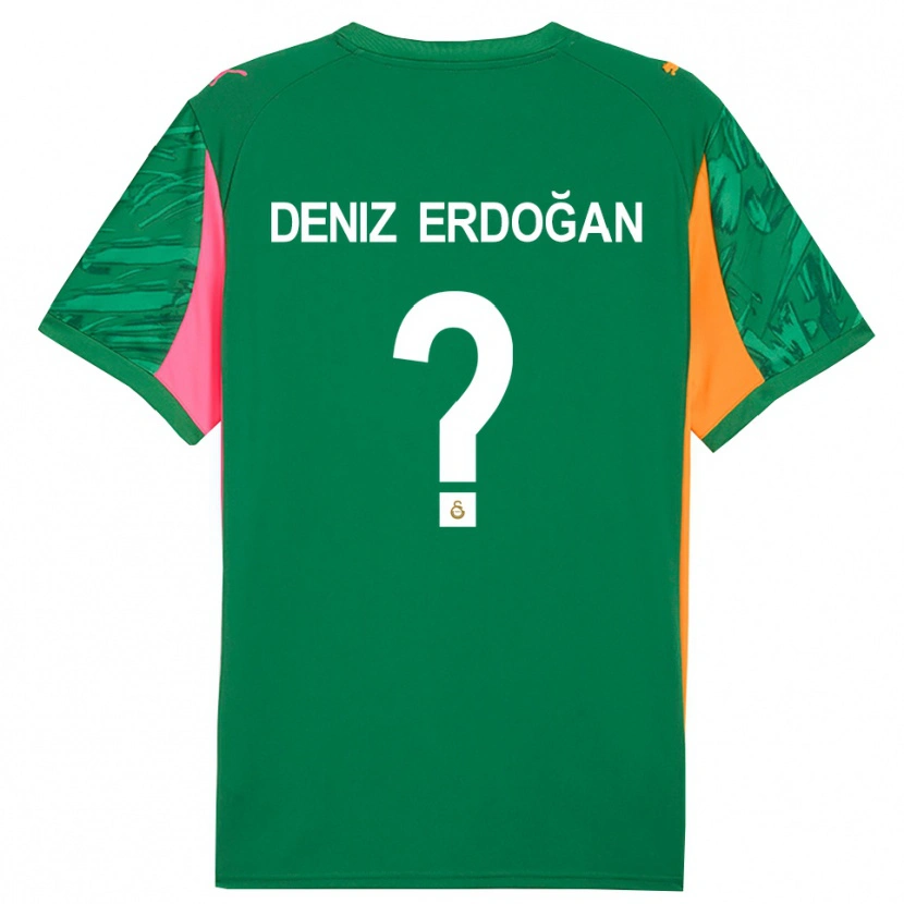 Danxen Męski Ali Deniz Erdoğan #0 Zielony Pomarańczowy Różowy Koszulka Bramkarska 2025/26