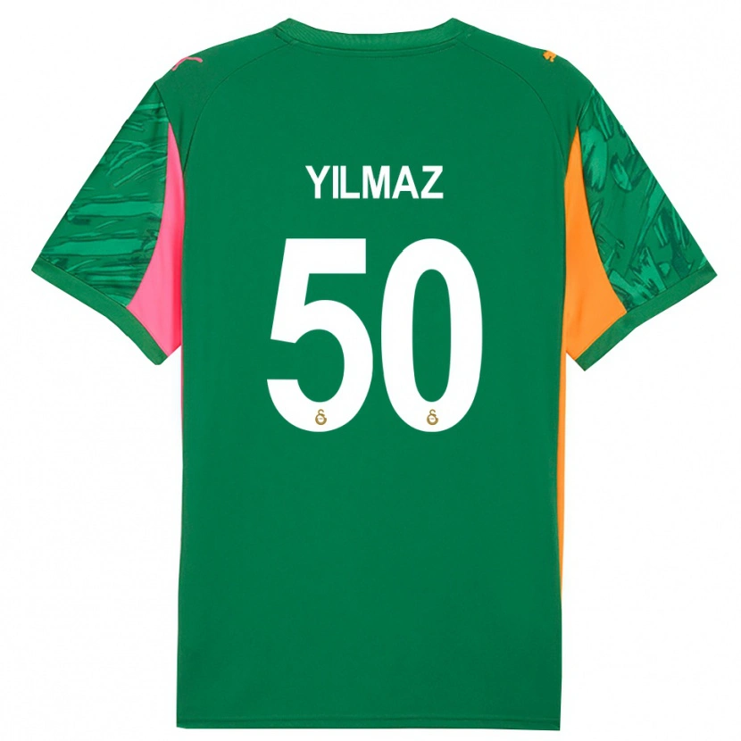 Danxen Męski Jankat Yılmaz #50 Zielony Pomarańczowy Różowy Koszulka Bramkarska 2025/26