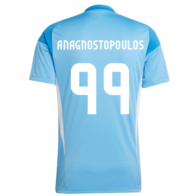 Danxen Męski Alexandros Anagnostopoulos #99 Głęboki Błękit Koszulka Bramkarska 2025/26
