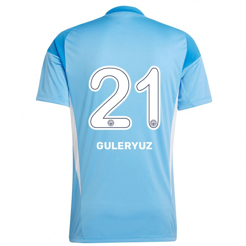 Danxen Męski Göknur Güleryüz #21 Królewski Niebieski Biały Koszulka Bramkarska 2025/26