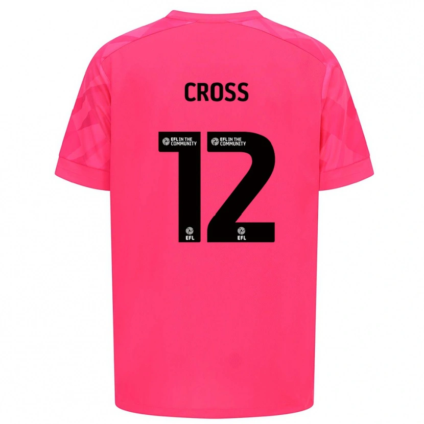 Danxen Męski Alex Cross #12 Różowa Róża Koszulka Bramkarska 2025/26