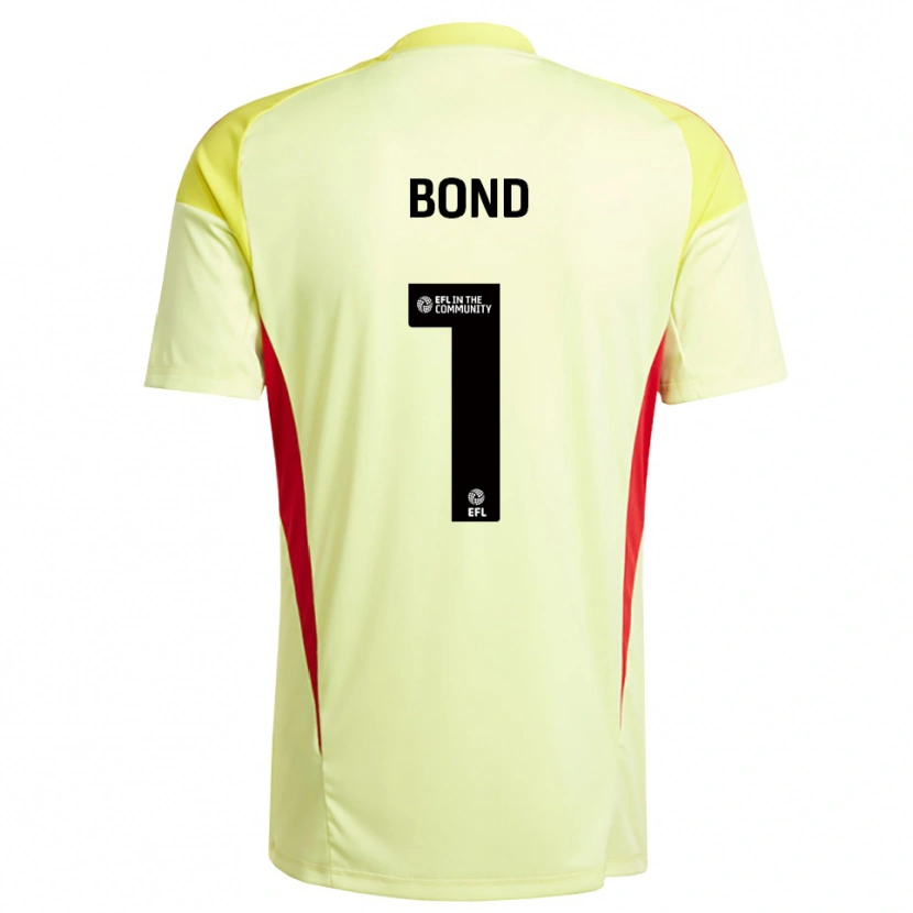 Danxen Męski Abbi Bond #1 Jasny Żółty Koszulka Bramkarska 2025/26