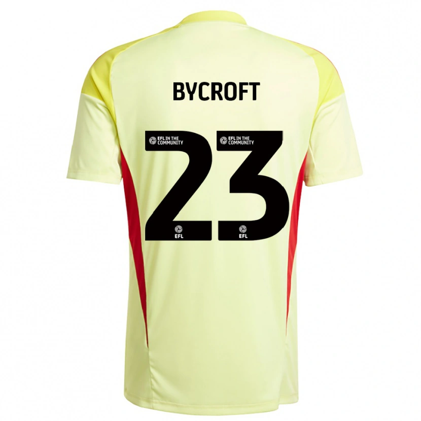 Danxen Męski Jack Bycroft #23 Jasny Żółty Koszulka Bramkarska 2025/26