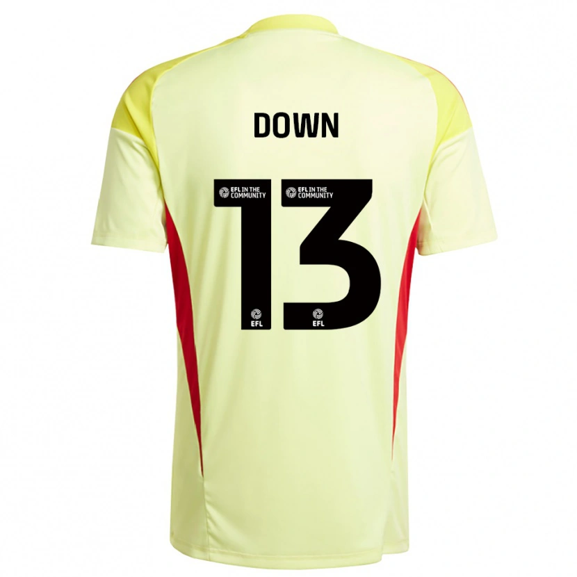 Danxen Męski Sam Down #13 Jasny Żółty Koszulka Bramkarska 2025/26