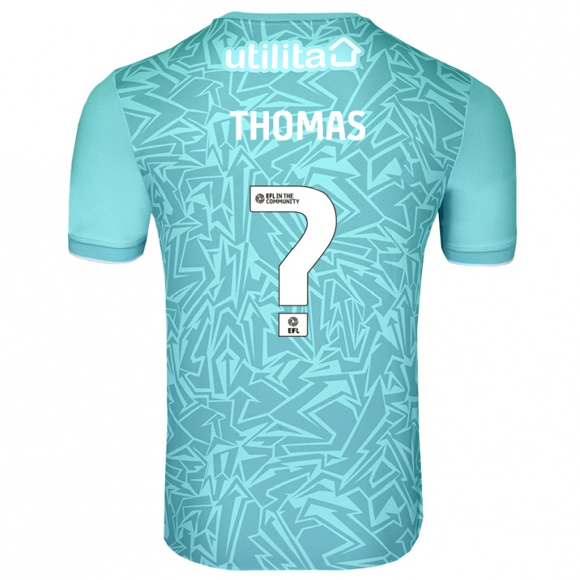 Danxen Męski Lucas Thomas #0 Jasny Błękit Koszulka Bramkarska 2025/26