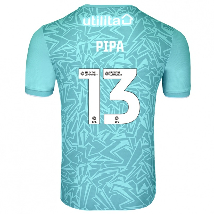 Danxen Męski Oliver Pipa #13 Jasny Błękit Koszulka Bramkarska 2025/26