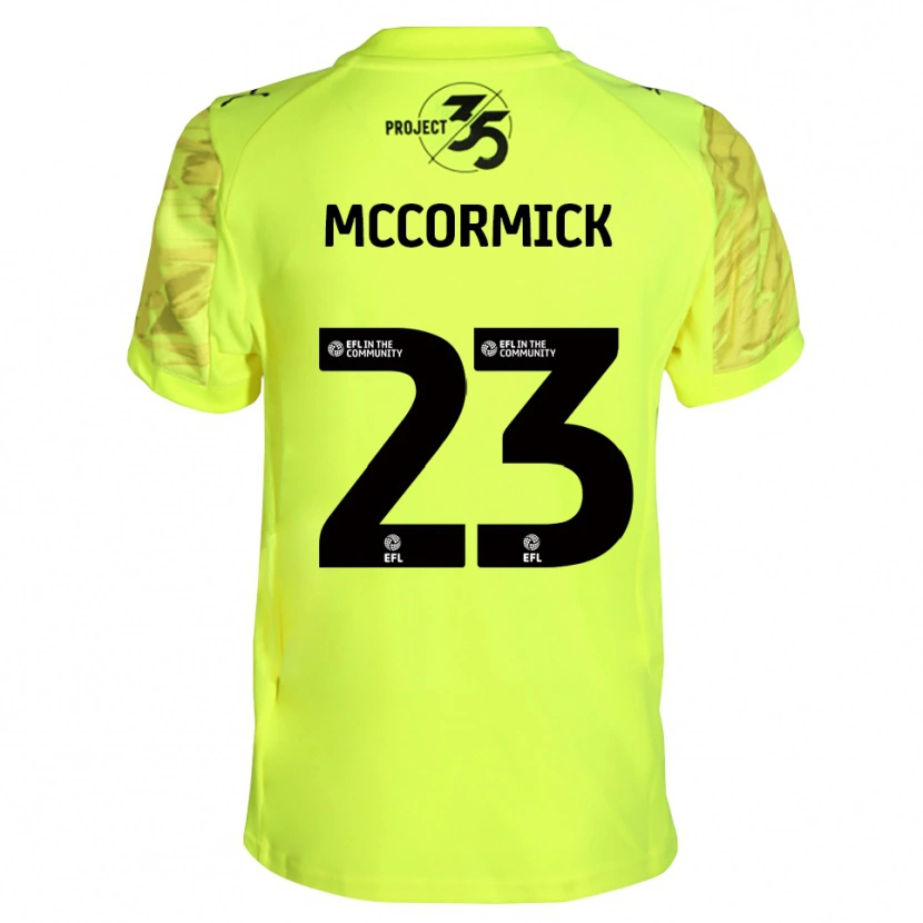Danxen Męski Leo McCormick #23 Czarny Fluorescencyjny Koszulka Bramkarska 2025/26