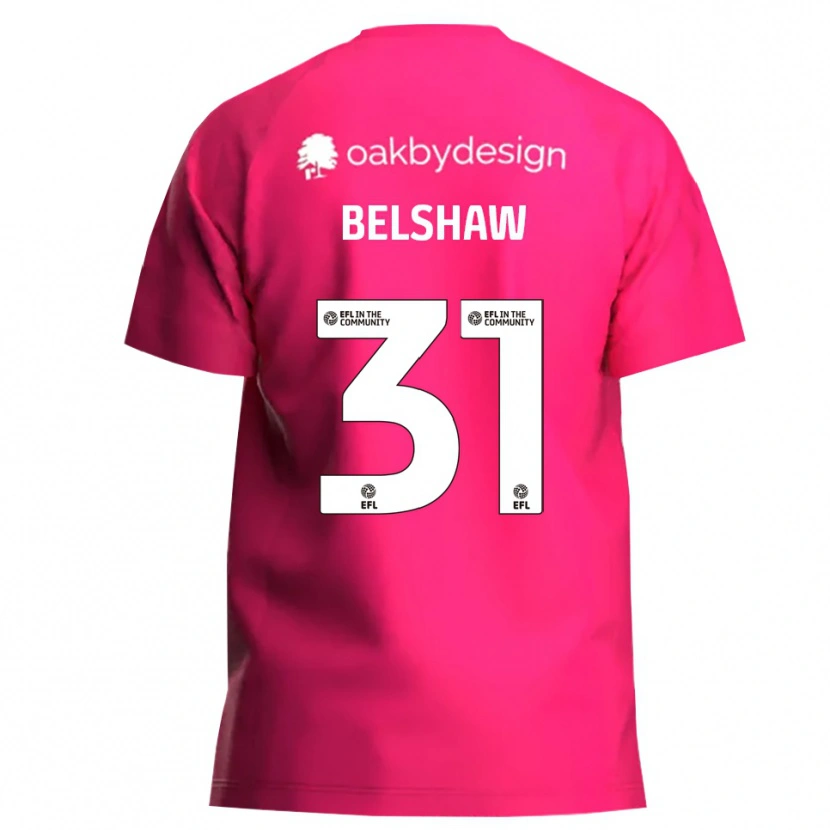 Danxen Męski James Belshaw #31 Magenta Koszulka Bramkarska 2025/26